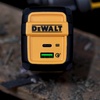 DEWALT Heavy Duty 49.5W Dual USB & USB C Charger Block (Cable Not Included), USBC Power Adapter, 2 Port Compact Foldable Fast Wall Charger for iPhone 17/16/15/14 Galaxy Pixel 4/3 iPad – Black & Yellow(Black)