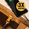 DEWALT Heavy Duty 49.5W Dual USB & USB C Charger Block (Cable Not Included), USBC Power Adapter, 2 Port Compact Foldable Fast Wall Charger for iPhone 17/16/15/14 Galaxy Pixel 4/3 iPad – Black & Yellow(Black  Yellow)
