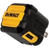 DEWALT Heavy Duty NeverBlock USB Charger, Angled Dual Port 12W Wall Charger Adapter, Foldable Plug, Charging Box Brick, Cube for iPhone 17 16 15 14 13 Pro Max, Galaxy S22 S21 Note 20, HTC, Moto, LG(Black  Yellow)