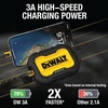 DEWALT Heavy Duty Portable Charger, Power Bank, Travel Worksite 10,000 mAh Battery Pack with USB-C Port for iPhone 17/16 Plus Pro Max, iPhone 15/14/13, Samsung Galaxy