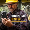 DEWALT Heavy Duty Strong Magnetic for iPhone 14 Pro Case Fits MagSafe, Drop Resistant Impact Protective Back Cover, Shockproof Slim Fit for iPhone 14 Pro Phone Case, Matte Black(iPhone 14 Pro)