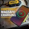 DEWALT Heavy Duty Strong Magnetic for iPhone 14 Pro Case Fits MagSafe, Drop Resistant Impact Protective Back Cover, Shockproof Slim Fit for iPhone 14 Pro Phone Case, Matte Black(iPhone 14 Pro)