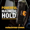 DEWALT Heavy Duty Strong Magnetic for iPhone 14 Pro Case Fits MagSafe, Drop Resistant Impact Protective Back Cover, Shockproof Slim Fit for iPhone 14 Pro Phone Case, Matte Black(iPhone 15)