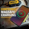 DEWALT Heavy Duty Strong Magnetic for iPhone 14 Pro Case Fits MagSafe, Drop Resistant Impact Protective Back Cover, Shockproof Slim Fit for iPhone 14 Pro Phone Case, Matte Black(iPhone 15 Pro Max)