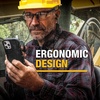 DEWALT Heavy Duty Strong Magnetic for iPhone 14 Pro Case Fits MagSafe, Drop Resistant Impact Protective Back Cover, Shockproof Slim Fit for iPhone 14 Pro Phone Case, Matte Black(iPhone 15 Pro)