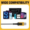 DEWALT Heavy Duty Wired Earphones with Microphone, Jobsite Earbuds Wired 3.5mm, Water-Resistant 3.5mm Earbuds with Mic, Connected Headphones for Outdoor Work(USB C Headphones)