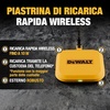 DEWALT Heavy Duty Wireless Charger, 10W Max Fast Wireless Charging Pad Compatible with iPhone 17/16/15/14/13/12/11/X/8 Pro Max Plus Samsung Galaxy S22/S21 AirPods (Type C Cable/AC Adapter Included)