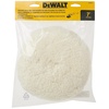 DEWALT Wool Buffing Pad and Backing Pad Kit, 7-Inch (DW4985CL)(7-Inch)