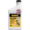 DEWALT – Biodegradable Bar & Chain Oil – Green, Eco-Friendly, Non-Toxic Professional Bar & Chainsaw Lubricant – Ultraclean All-Season Oil for Gas, Electric Saw, and Pole Saw, 32 oz (Case of 12)(16 oz (Case of 24))