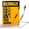 DEWALT Heavy Duty Neckband Bluetooth Earbuds, Wireless Bluetooth 5.2 Headphones w/Microphone, Lightweight Comfort, IP56 Waterproof, Deep Bass Strong Beat, 20H Playtime, Jobsite Behind-Neck Earphones(Yellow-1)