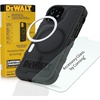 DEWALT Heavy Duty Phone Case/Screen Protector Kit, Magnetic Case for iPhone 13 Pro Max, Tempered Glass Screen Protector Included, MagSafe Compatible, Protective Impact & Scratch Resistant, Black(iPhone 13 Pro Max)
