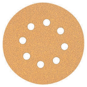 DEWALT DW4306 5-Inch 8 Hole 220 Grit Hook and Loop Random Orbit Sandpaper (5-Pack)(One Size)