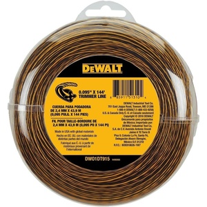 Dewalt Trimmer LINE .080X225FT DWO1DT802(144-Feet by 0.095-Inch)