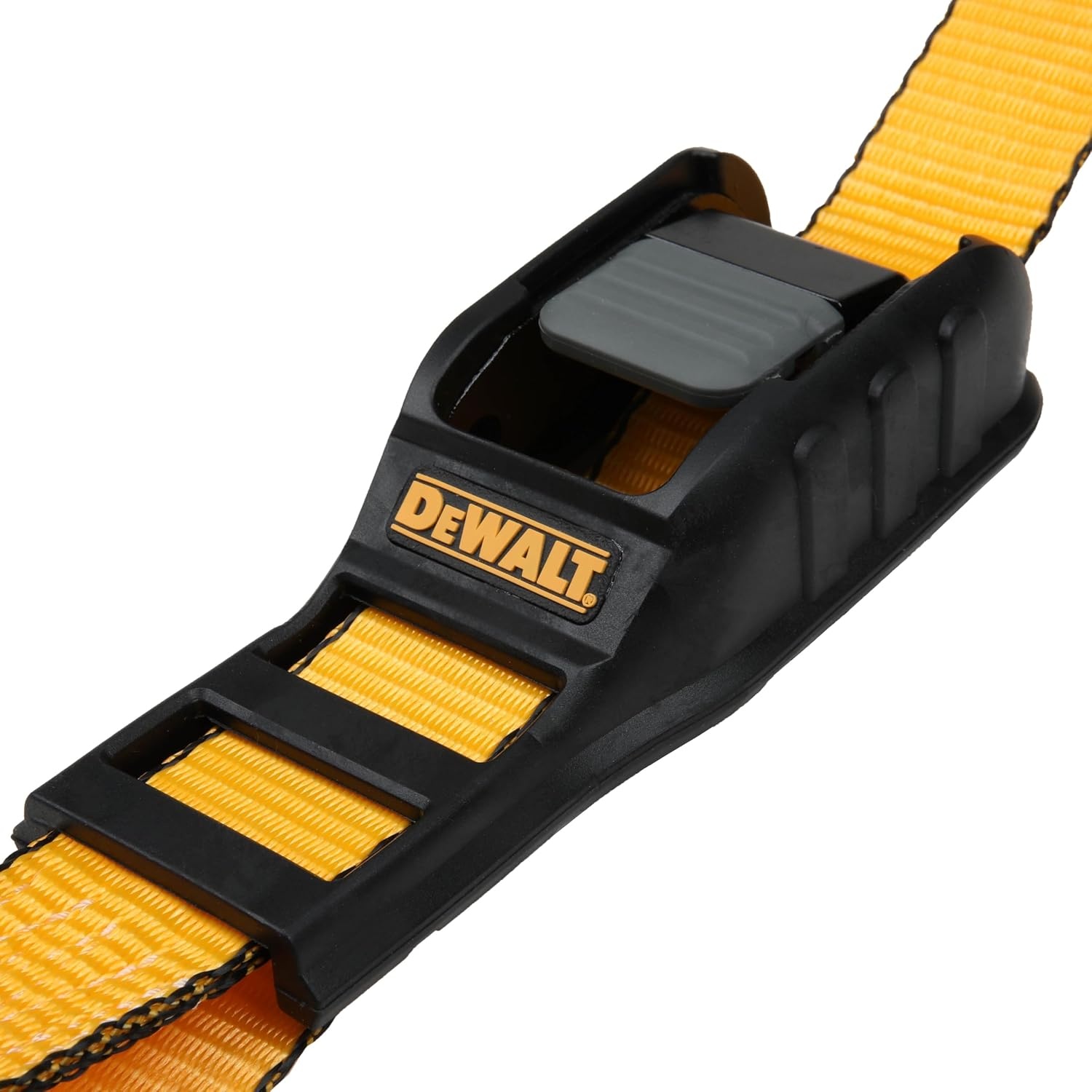 image:imageDEWALT 2163000 lbs MidDuty Lashing Straps 2Pack HeavyGauge Steel Frame Armored Rubber Cam Shroud Weather amp Wear Resistant Straps For Quick Bundling of Midweight Cargo125 x 14