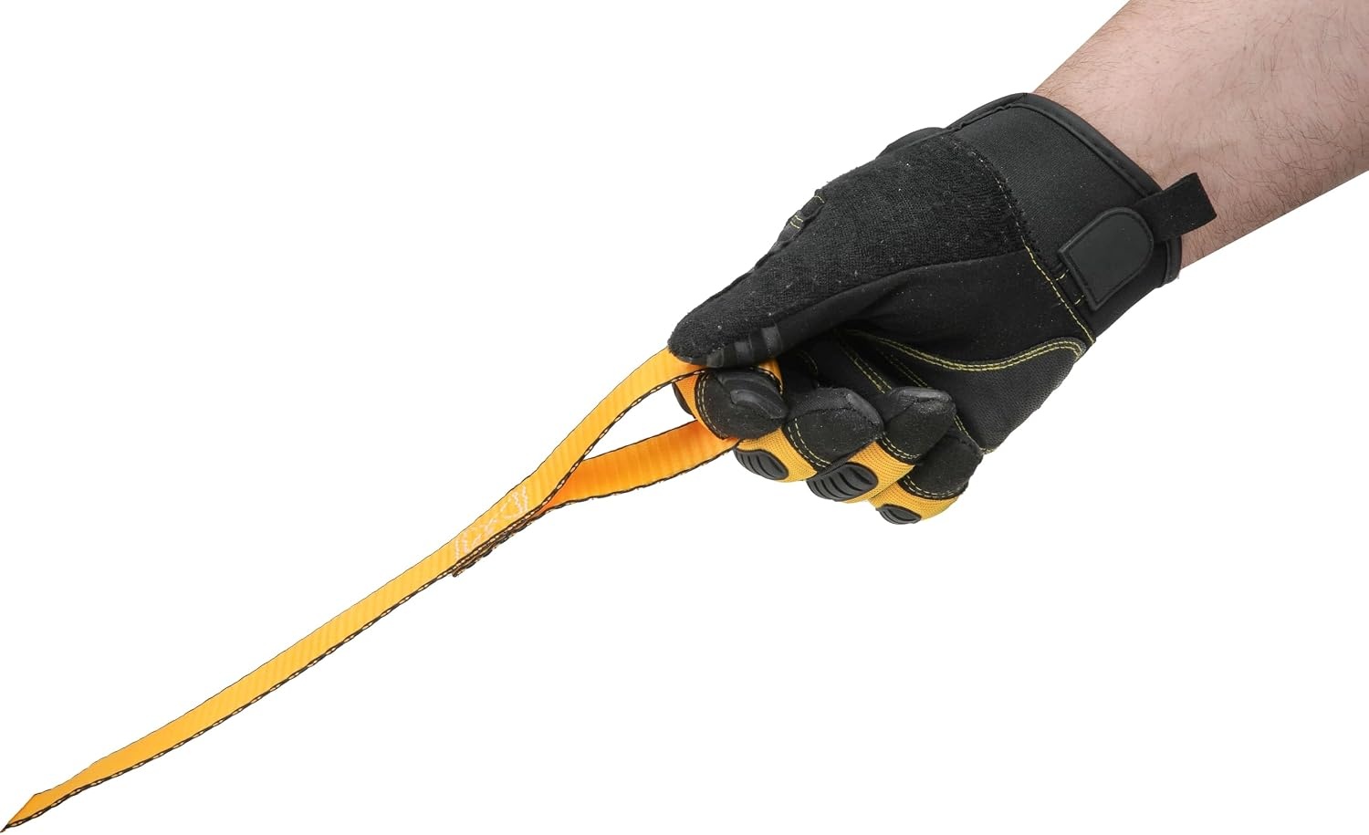 image:imageDEWALT 2163000 lbs MidDuty Lashing Straps 2Pack HeavyGauge Steel Frame Armored Rubber Cam Shroud Weather amp Wear Resistant Straps For Quick Bundling of Midweight Cargo125 x 14