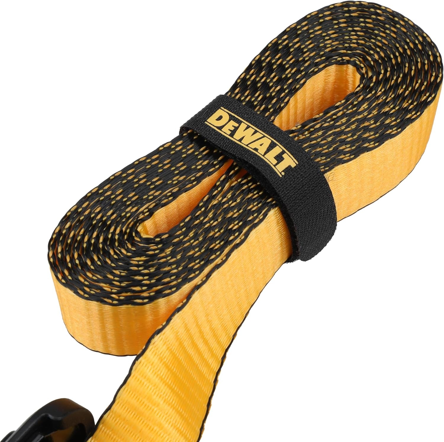 image:imageDEWALT 2163000 lbs MidDuty Lashing Straps 2Pack HeavyGauge Steel Frame Armored Rubber Cam Shroud Weather amp Wear Resistant Straps For Quick Bundling of Midweight Cargo1 x 10