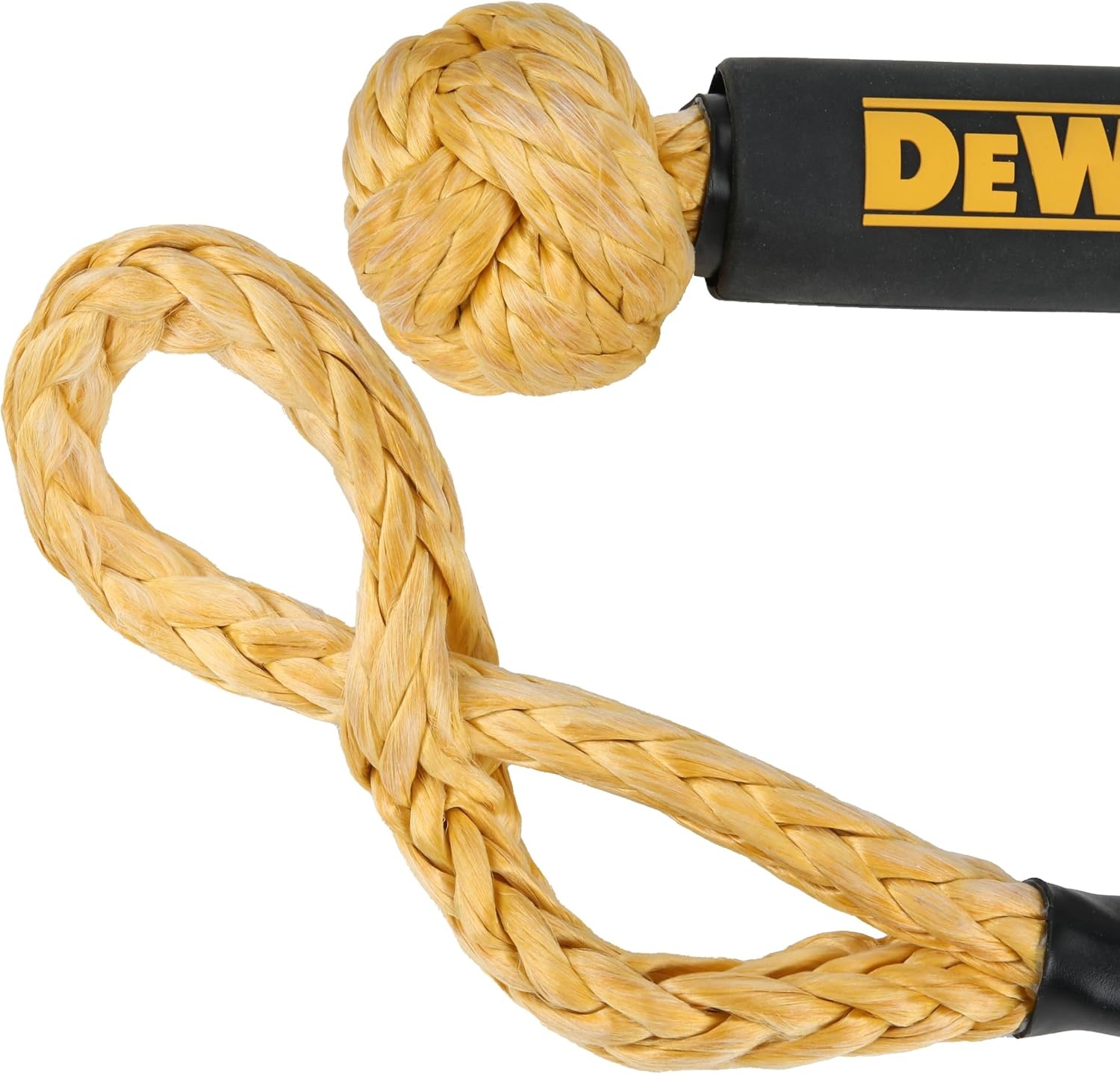 image:imageDEWALT 382432500 lbs HeavyDuty Kinetic Soft Shackle UHMWPE Diamond Knot with SelfTightening Loop Adaptive Design Fits Vehicle Anchor Points UltraStrong for Vehicle RecoveryKinetic Soft Shackles