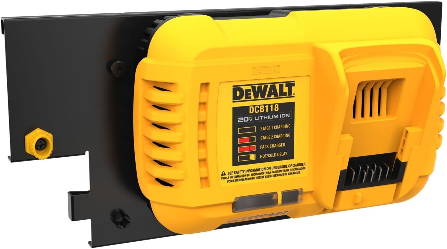 image:imageDEWALT Battery Organizer for Battery Charger Rail Mount DEWALT Workshop Storage System Compatible DWST82821