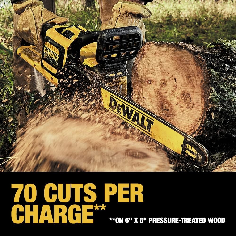 image:imageDEWALT FLEXVOLT CHAINSAW 60V 2Ah 16IN