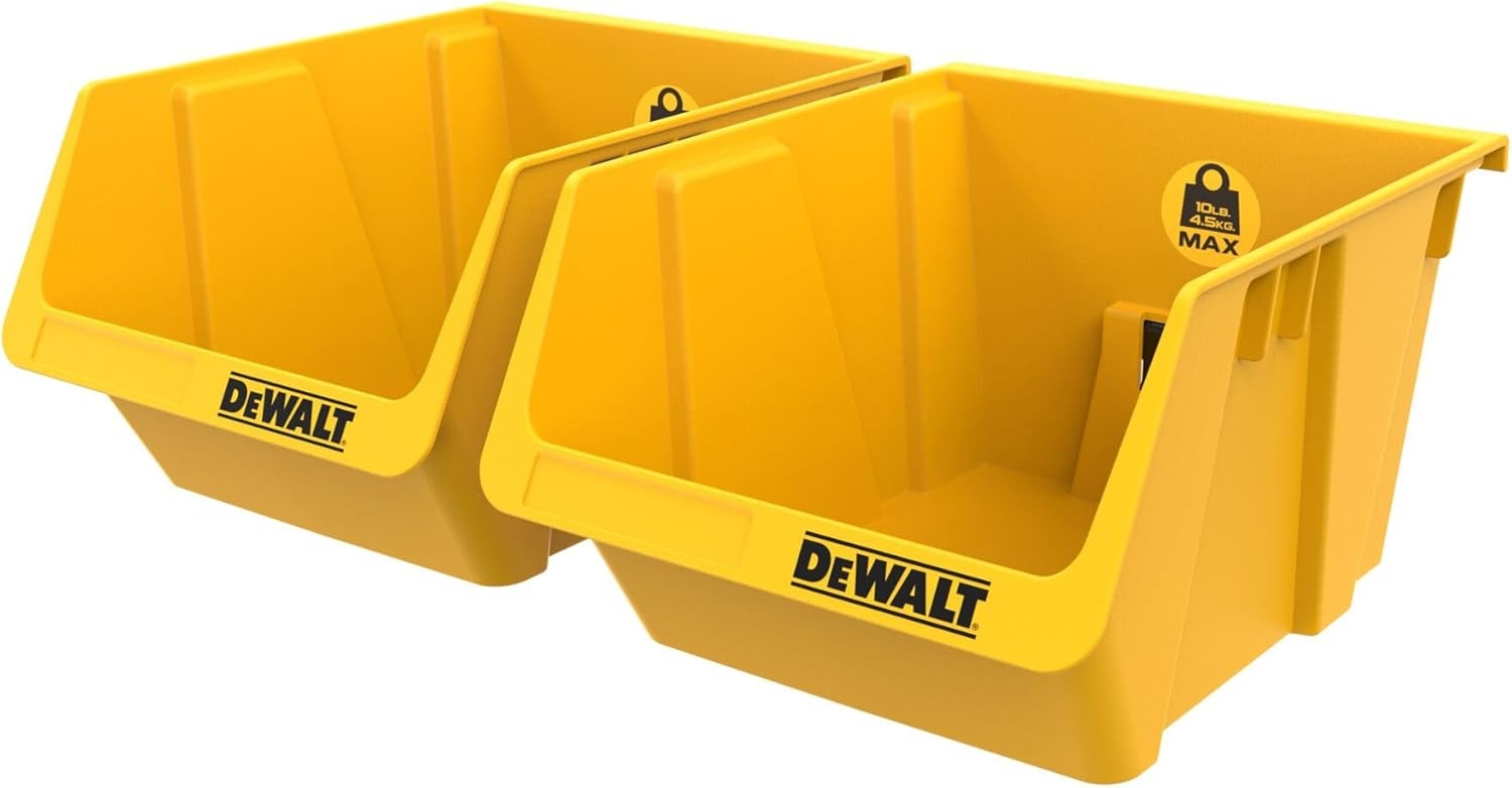 image:imageDEWALT Plastic Bins 10lb Capacity DEWALT Workshop Storage System Compatible DWST82813Pack of 1