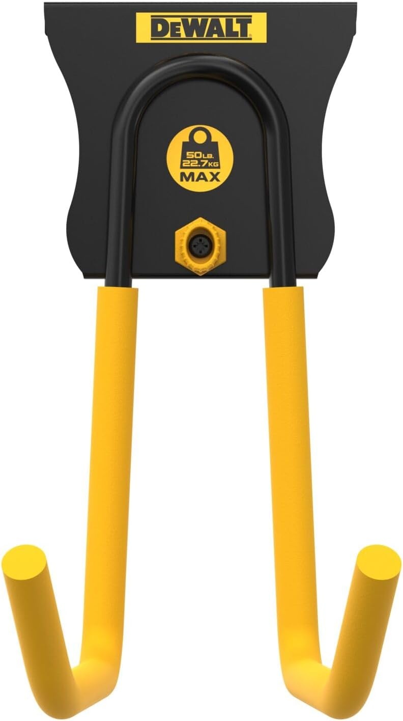 image:imageDEWALT Tool Organizer Long Handled Tool Hook for Rakes and Brooms DEWALT Workshop Storage System Compatible DWST82808One Size