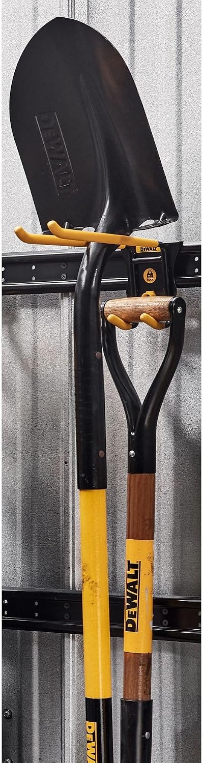 image:imageDEWALT Tool Organizer Long Handled Tool Hook for Rakes and Brooms DEWALT Workshop Storage System Compatible DWST82808One Size