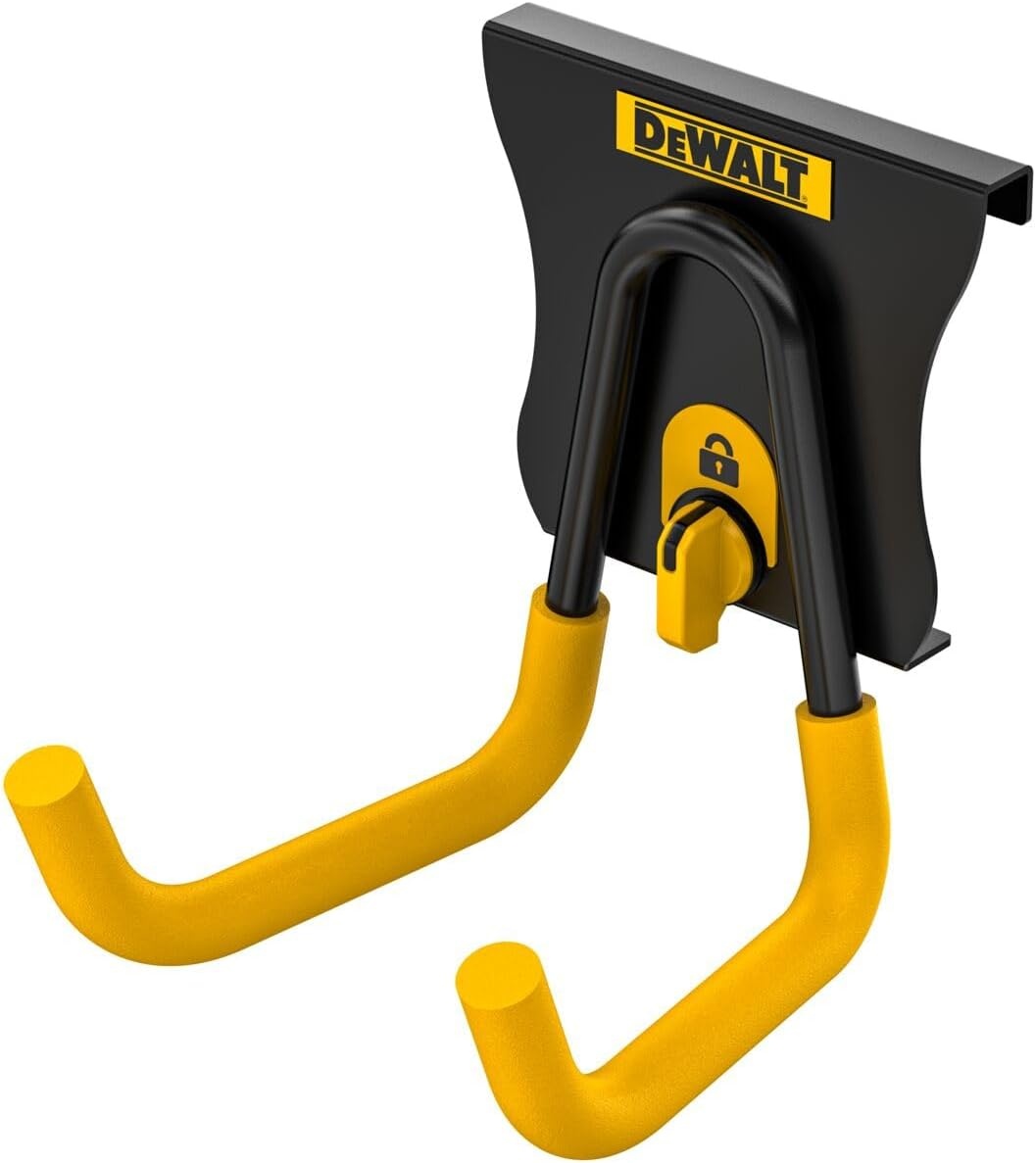 image:imageDEWALT Tool Organizer Long Handled Tool Hook for Rakes and Brooms DEWALT Workshop Storage System Compatible DWST82808One Size