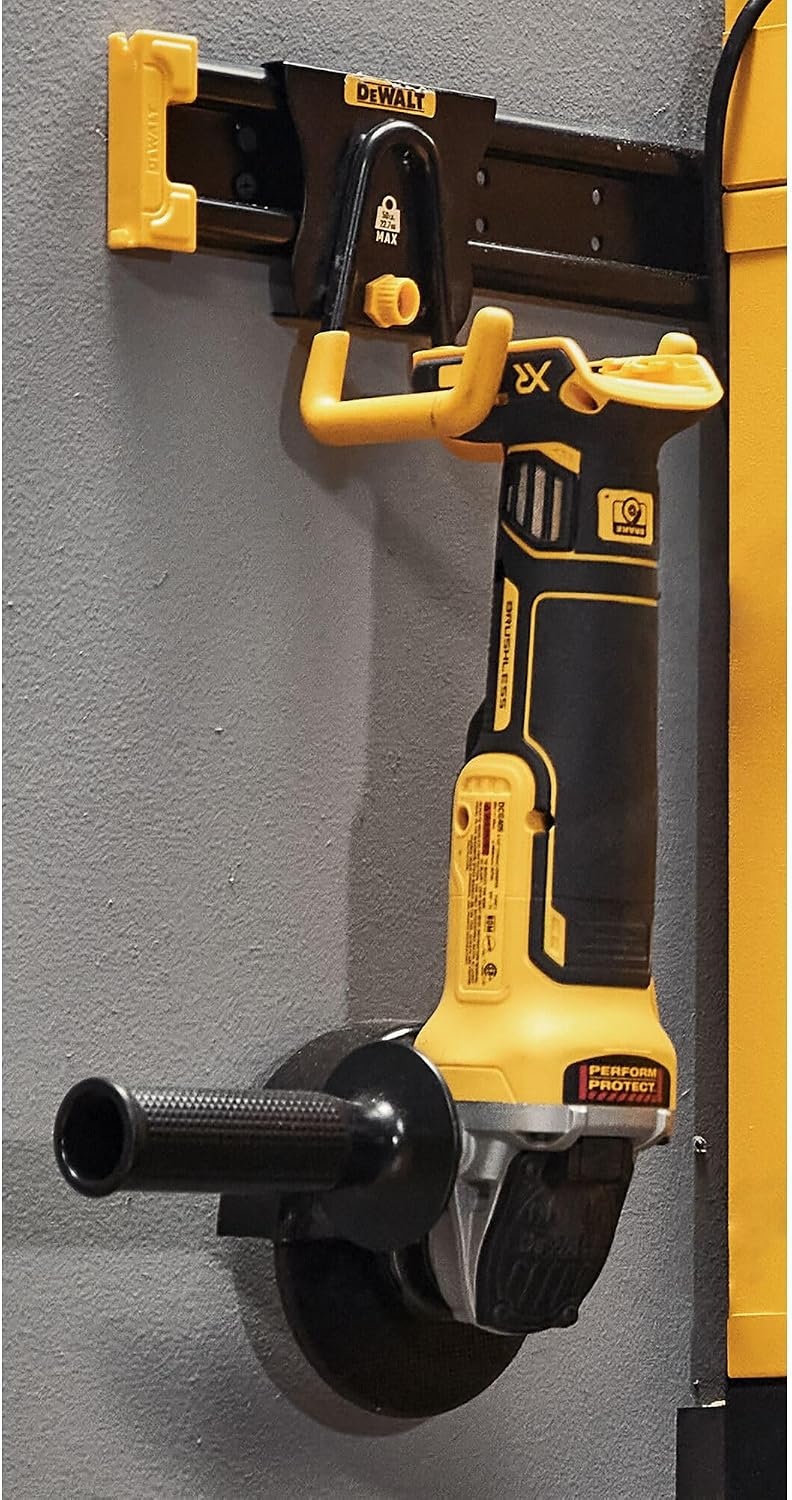 image:imageDEWALT Tool Organizer Long Handled Tool Hook for Rakes and Brooms DEWALT Workshop Storage System Compatible DWST82808One Size