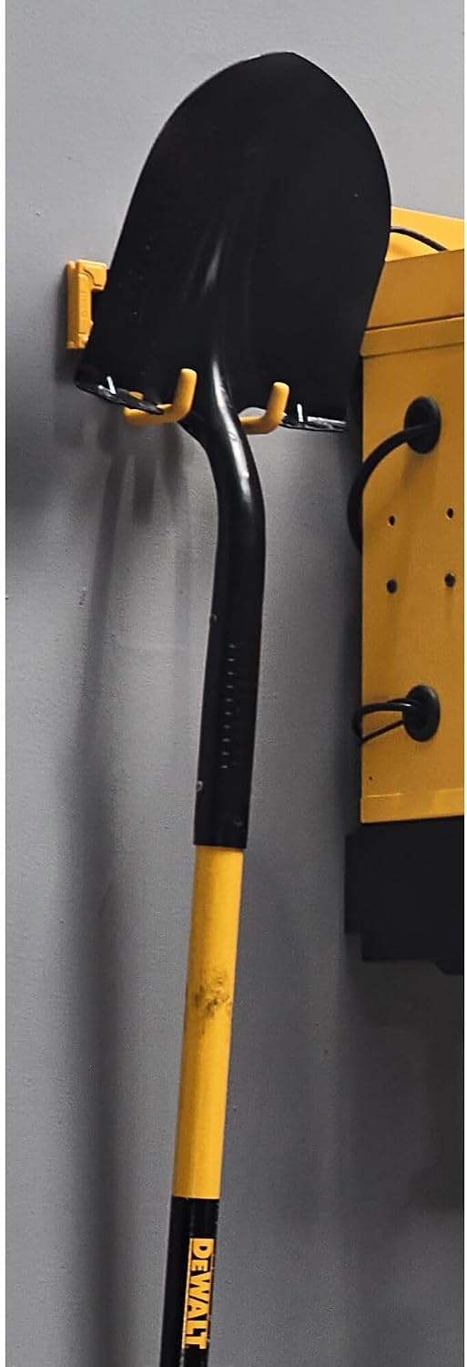 image:imageDEWALT Tool Organizer Long Handled Tool Hook for Rakes and Brooms DEWALT Workshop Storage System Compatible DWST82808One Size