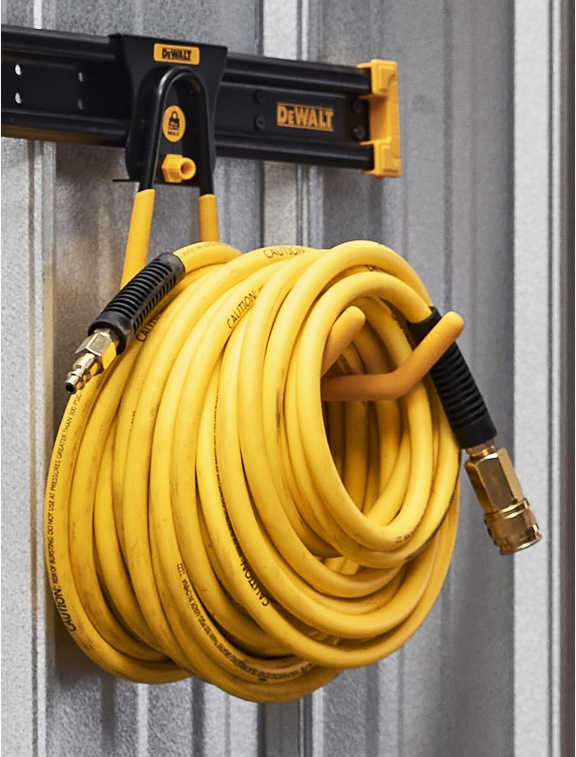 image:imageDEWALT Tool Organizer Long Handled Tool Hook for Rakes and Brooms DEWALT Workshop Storage System Compatible DWST82808One Size