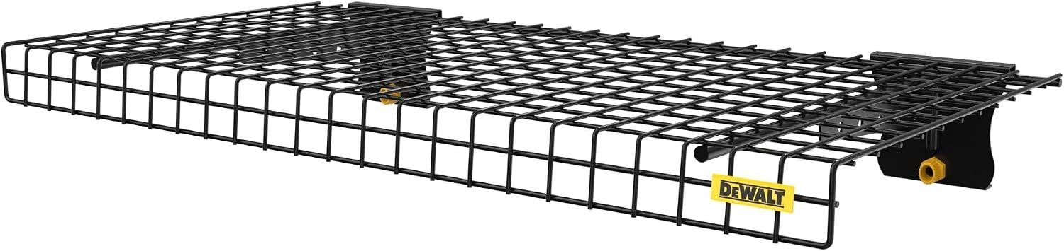 image:imageDEWALT Wire Shelf 24 Inch 35lb Capacity Mounts to Metal Rail DEWALT Workshop Storage System Compatible DWST82812
