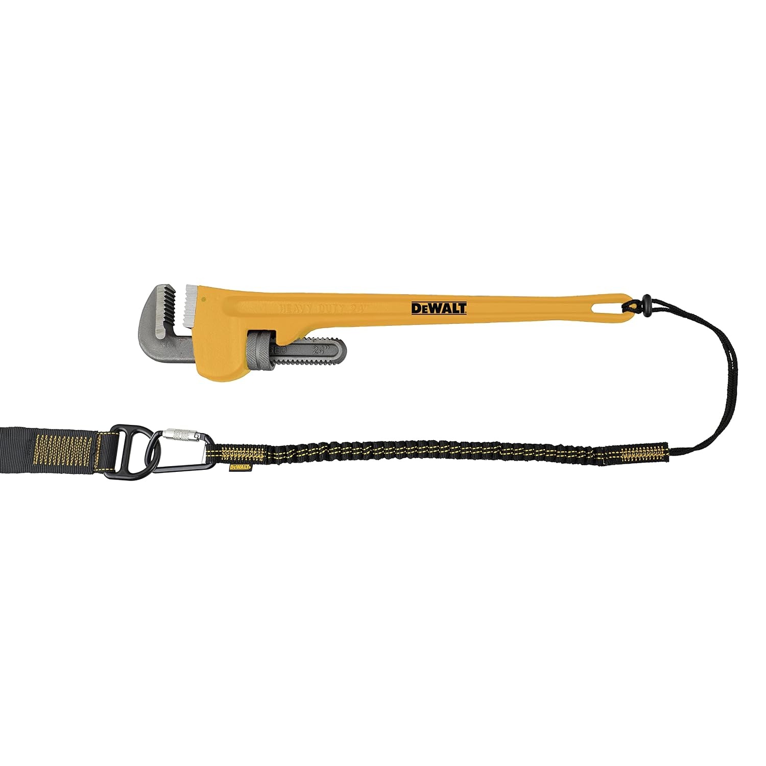 image:imageDEWALT Wristband Tool Anchor with Lanyard BlackYellowTool Anchor Strap 50 lb capacity