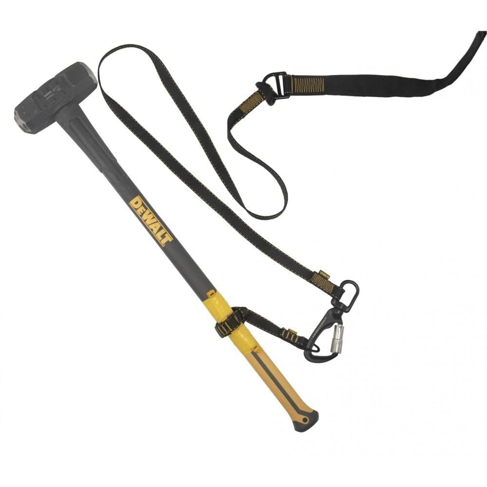 image:imageDEWALT Wristband Tool Anchor with Lanyard BlackYellowTool Anchor Strap 80 lb capacity