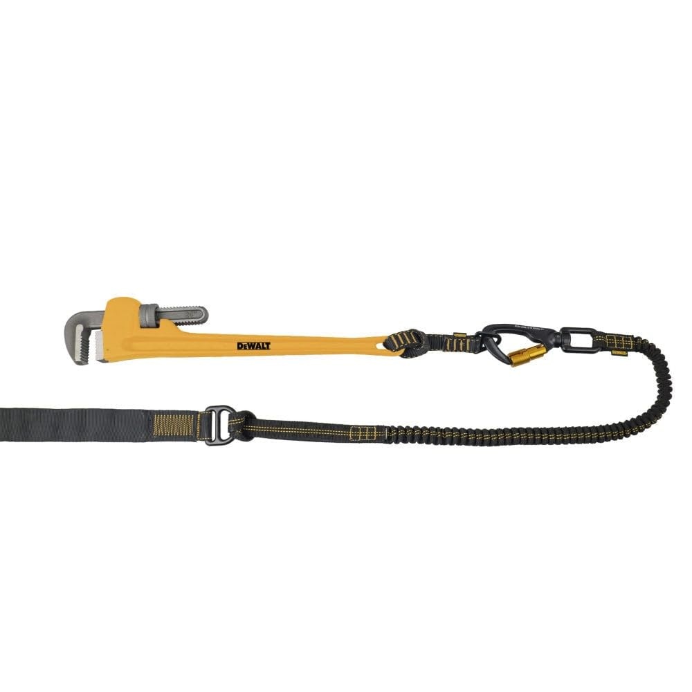 image:imageDEWALT Wristband Tool Anchor with Lanyard BlackYellowTool Anchor Strap 80 lb capacity