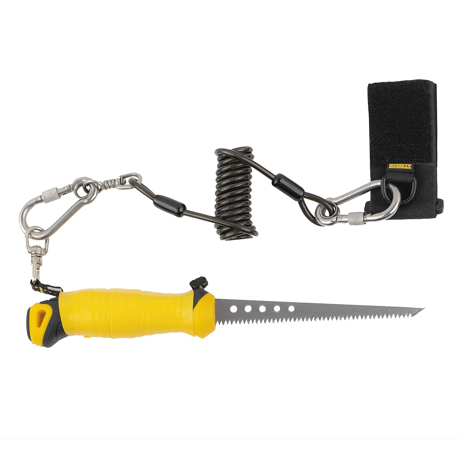 image:imageDEWALT Wristband Tool Anchor with Lanyard BlackYellowWristband Tool Anchor