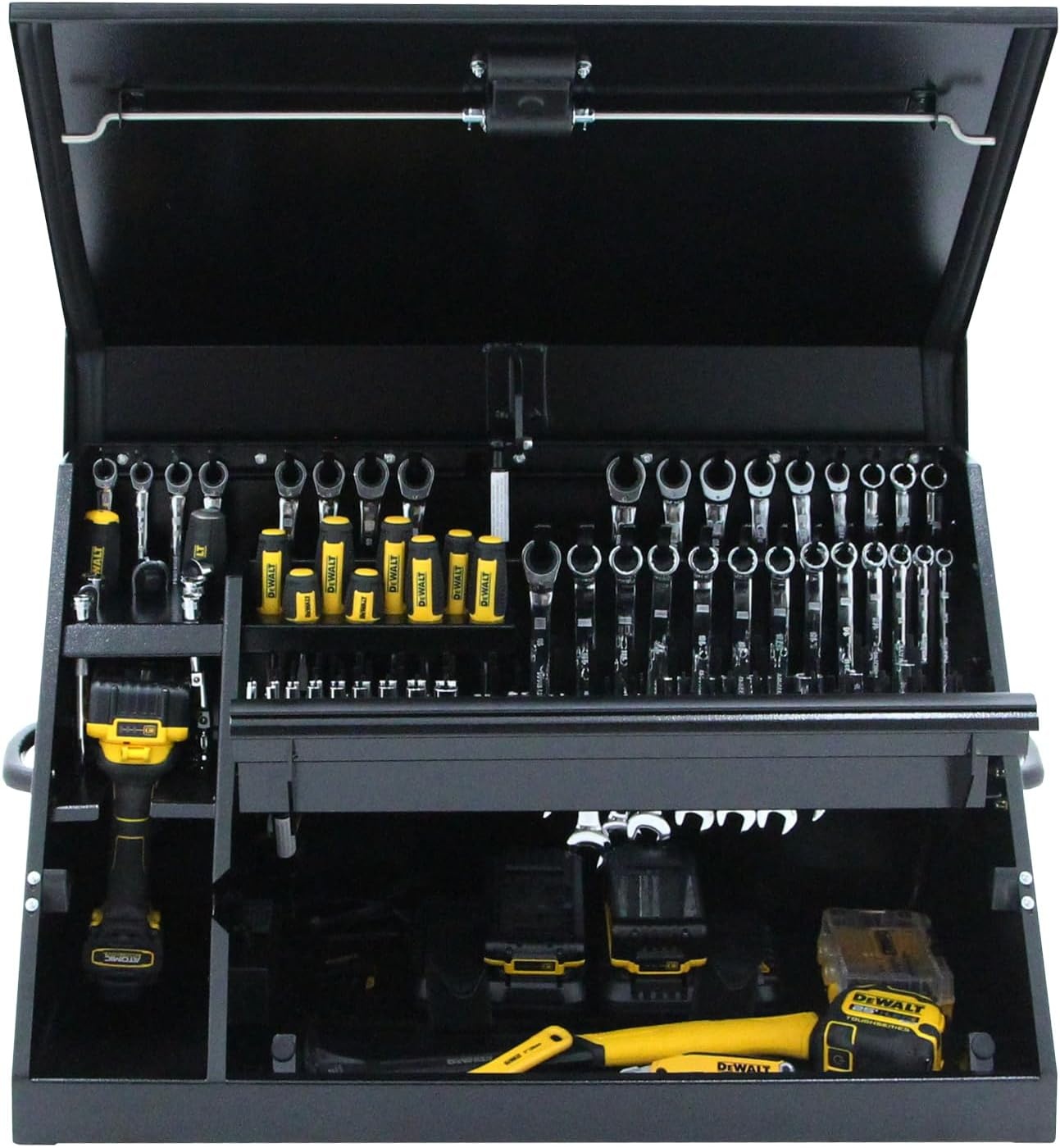 image:imageDeWalt 30 x 15 Triangle Toolbox Steel Black