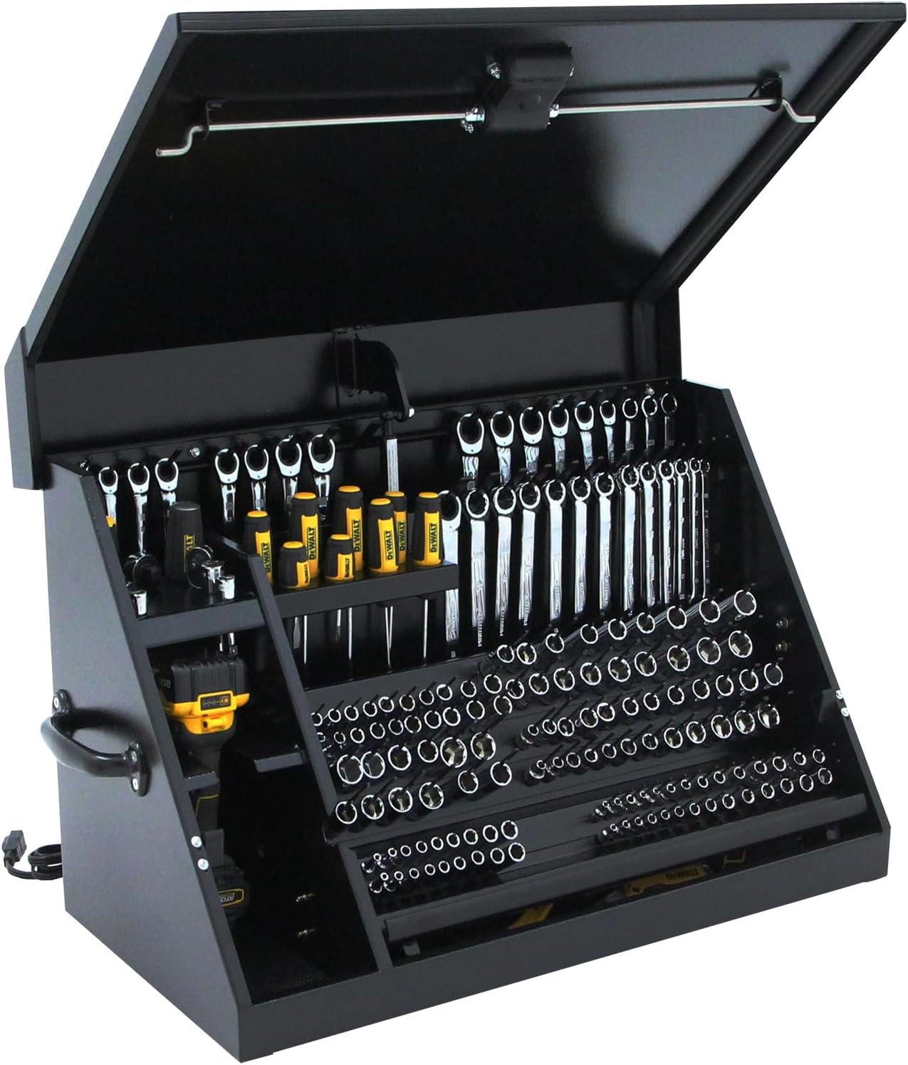image:imageDeWalt 30 x 15 Triangle Toolbox Steel Black