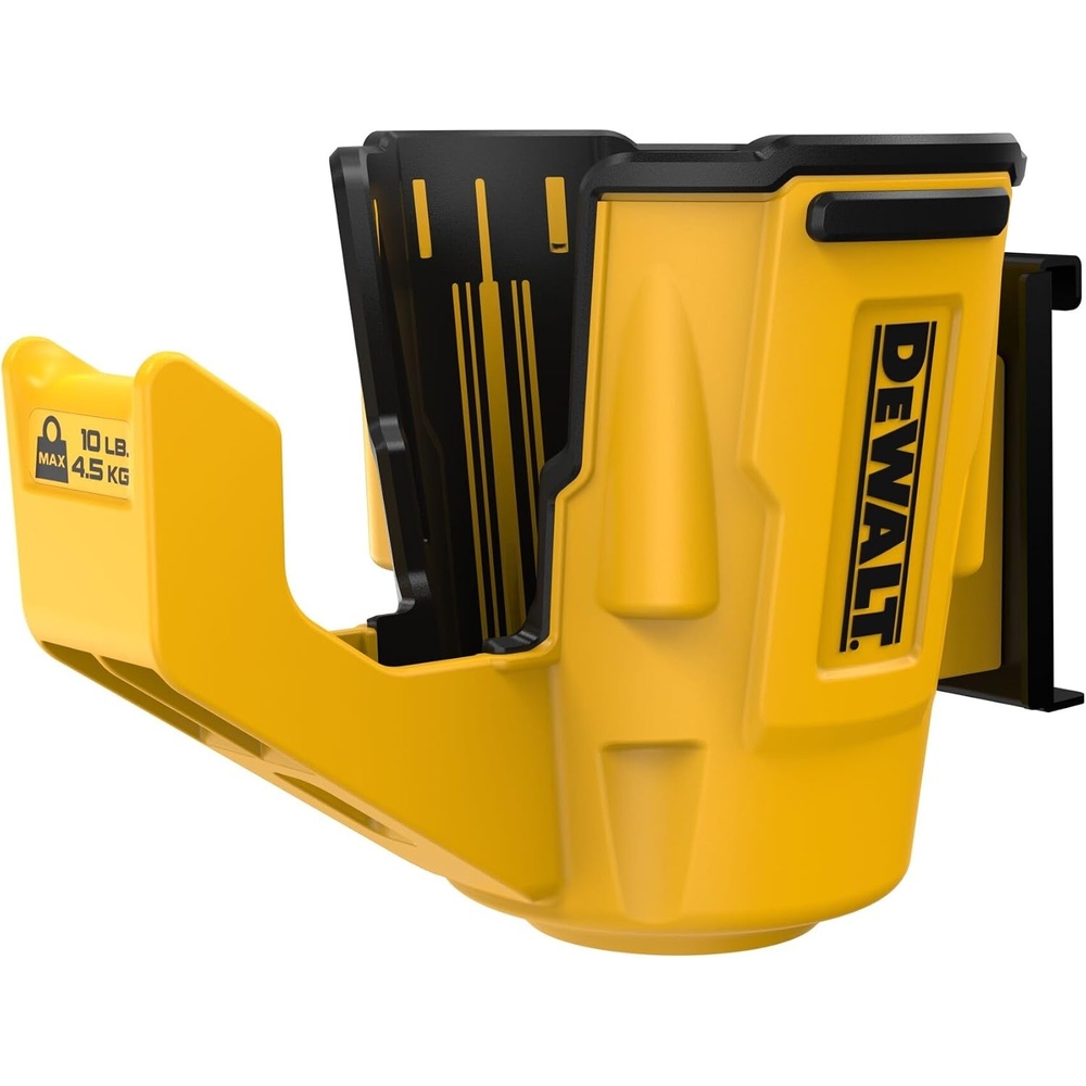image:imageDEWALT Tool Organizer Power Tool Holster Mounts to Metal Rails DEWALT Workshop Storage System Compatible DWST82823One Size
