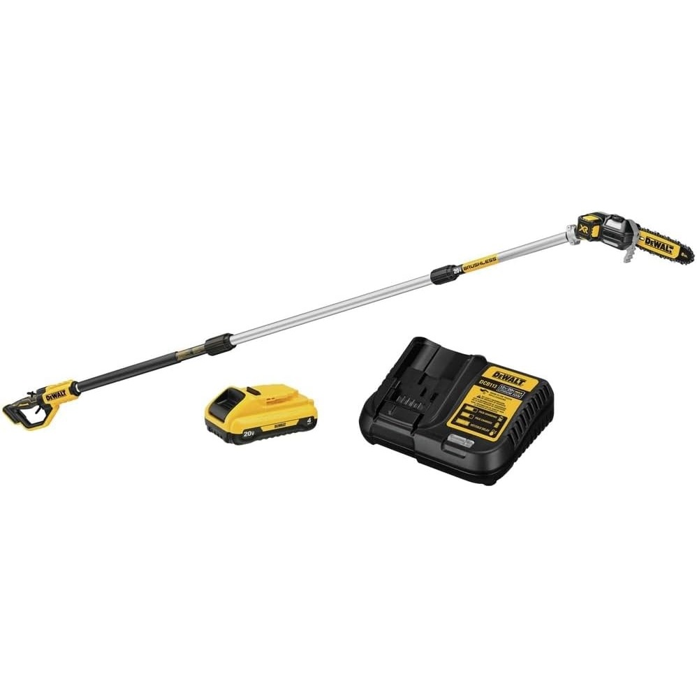 image:imageDewalt Saw Pole Cordless 20V 15FT DCPS620BPole Saw w Battery and Charger Kit