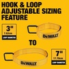 DEWALT 1.25″×12″ Light-Duty Reuseable Carabiner Utility Straps, 2-Pack | Quickly Clip and Connect Components, Reflective Stitiching, Weather & Wear Resistant Straps, Adjustable Hook & Loop Closure