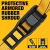 DEWALT 1.25″×14’×2,000 lbs Mid-Duty Cam Buckle Tie-Down Straps, 2-Pack | Heavy‑Gauge Steel Frame, Armored Rubber Shroud, Pre‑Threaded Weather‑Resistant Straps,Coated S‑Hooks, For Midweight Cargo(1” x 12’)