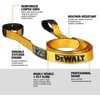 DEWALT 2″×12′, 1-Ply, Type 3, Class 7 Heavy-Duty Lifting Sling, 2-Pack | 6,400 lbs Basket, 3,200 lbs Vertical, 2,560 lbs Choker Capacity, Meets WSTDA Standards for Lifting, Rigging, Construction(Single)