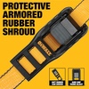 DEWALT 2″×16’×3,000 lbs Mid-Duty Lashing Straps, 2-Pack | Heavy‑Gauge Steel Frame, Armored Rubber Cam Shroud, Weather & Wear Resistant Straps, For Quick Bundling of Midweight Cargo(1.25″ x 14’)