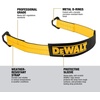 DEWALT 2″×24″×10,000 lbs Heavy-Duty Axle Tie-Down Strap | Wrap Around Vehicle Axle-Scratch‑Free Anchor Points For Ratchet Straps, Protective Sleeves,Coated D-Rings,Meets DOT Standards(2″ x 36″)