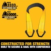 DEWALT 2″×24″×10,000 lbs Heavy-Duty Axle Tie-Down Strap | Wrap Around Vehicle Axle-Scratch‑Free Anchor Points For Ratchet Straps, Protective Sleeves,Coated D-Rings,Meets DOT Standards(2″ x 24″)