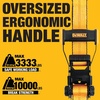 DEWALT 2″×27’×10,000 lbs Industrial Ratchet Straps with Double J-Hooks | Wide‑Grip Ergonomic Handle, Armored Side Caps, DOT / WSTDA Weather‑Resistant Straps, Double J-Hooks for Industrial Cargo