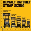 DEWALT 2″×27’×10,000 lbs Industrial Ratchet Straps with Double J-Hooks | Wide‑Grip Ergonomic Handle, Armored Side Caps, DOT / WSTDA Weather‑Resistant Straps, Double J-Hooks for Industrial Cargo