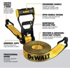 DEWALT 2″×27’×10,000 lbs Ratchet Straps with Double J-Hooks, 6-Pack | Wide‑Grip Ergonomic Handle, Armored Side Caps, DOT / WSTDA Weather‑Resistant Straps, Double J-Hooks for Industrial Cargo