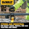 DEWALT 2″×27’×10,000 lbs Ratchet Straps with Flat Hooks, 6-Pack | Wide‑Grip Ergonomic Handle, Armored Side Caps, DOT / WSTDA Weather‑Resistant Straps, Flat Hooks for Industrial Cargo, Flatbed
