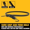 DEWALT 31″ Natural Rubber Tarp Straps with Coated S-Hooks, 40 Pack | Flexible Rubber for Weather and Temp Resistance, Coated S‑Hooks, Use for Temporary Light‑Duty Jobs,Tarps & Daily Hauls(41″)